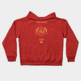 Malaysia passport Kids Hoodie